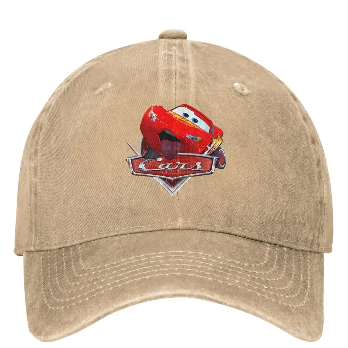 Casquette Voiture de Course "Lightning" Délavée - Style Hip Hop Casual