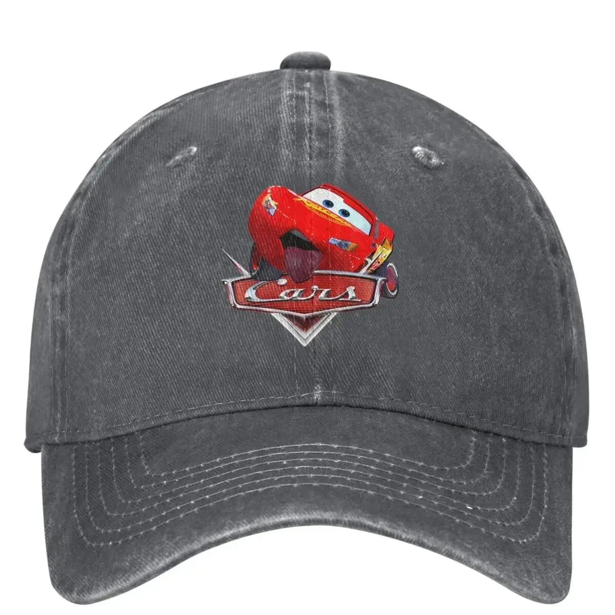 Casquette Voiture de Course "Lightning" Délavée - Style Hip Hop Casual