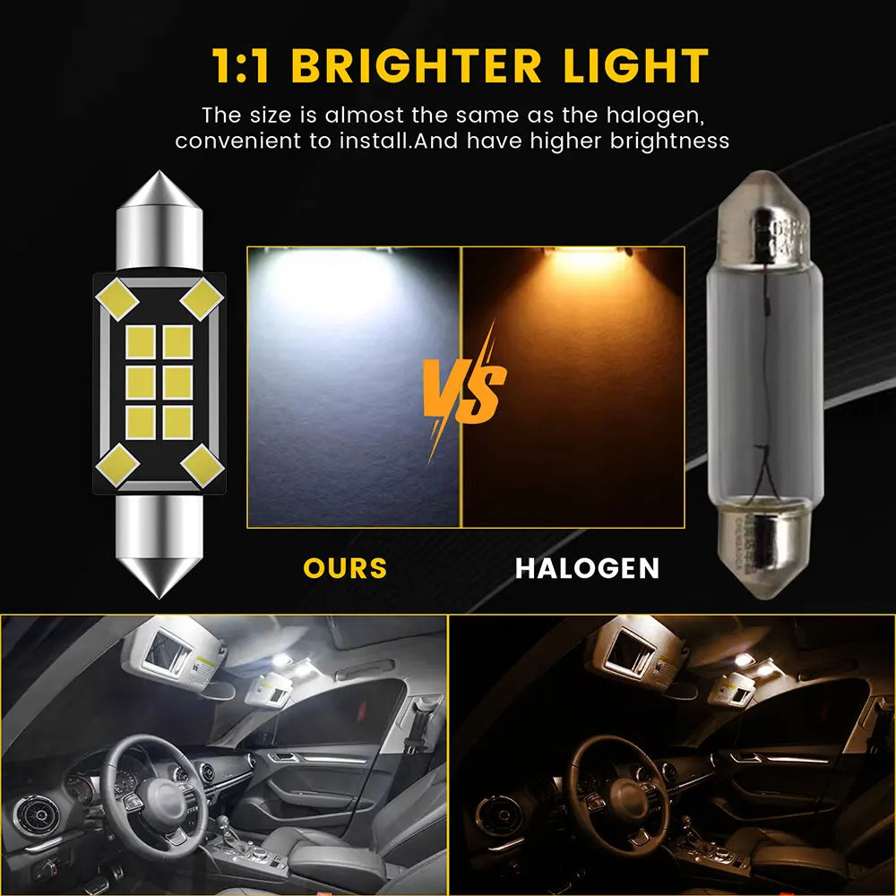 Kit LED Intérieur pour Hyundai Kona (2017-2021) - Canbus Plafonnier Coffre Plaque