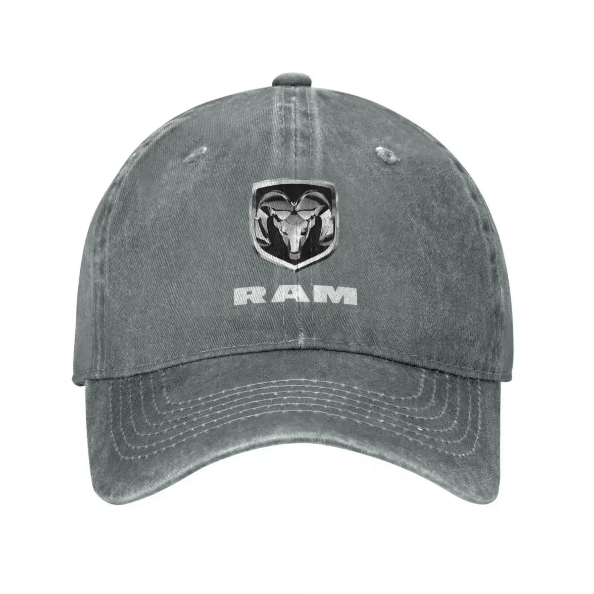 Casquette Vintage Style Pick-up Américain - Denim Délavé Snapback Unisexe