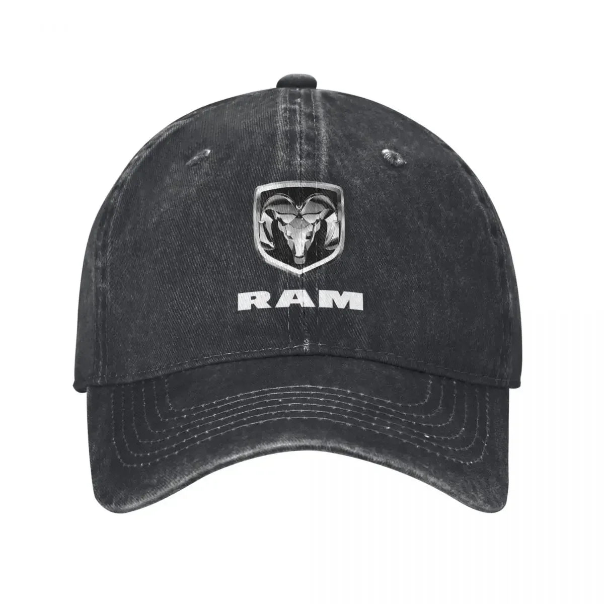 Casquette Vintage Style Pick-up Américain - Denim Délavé Snapback Unisexe