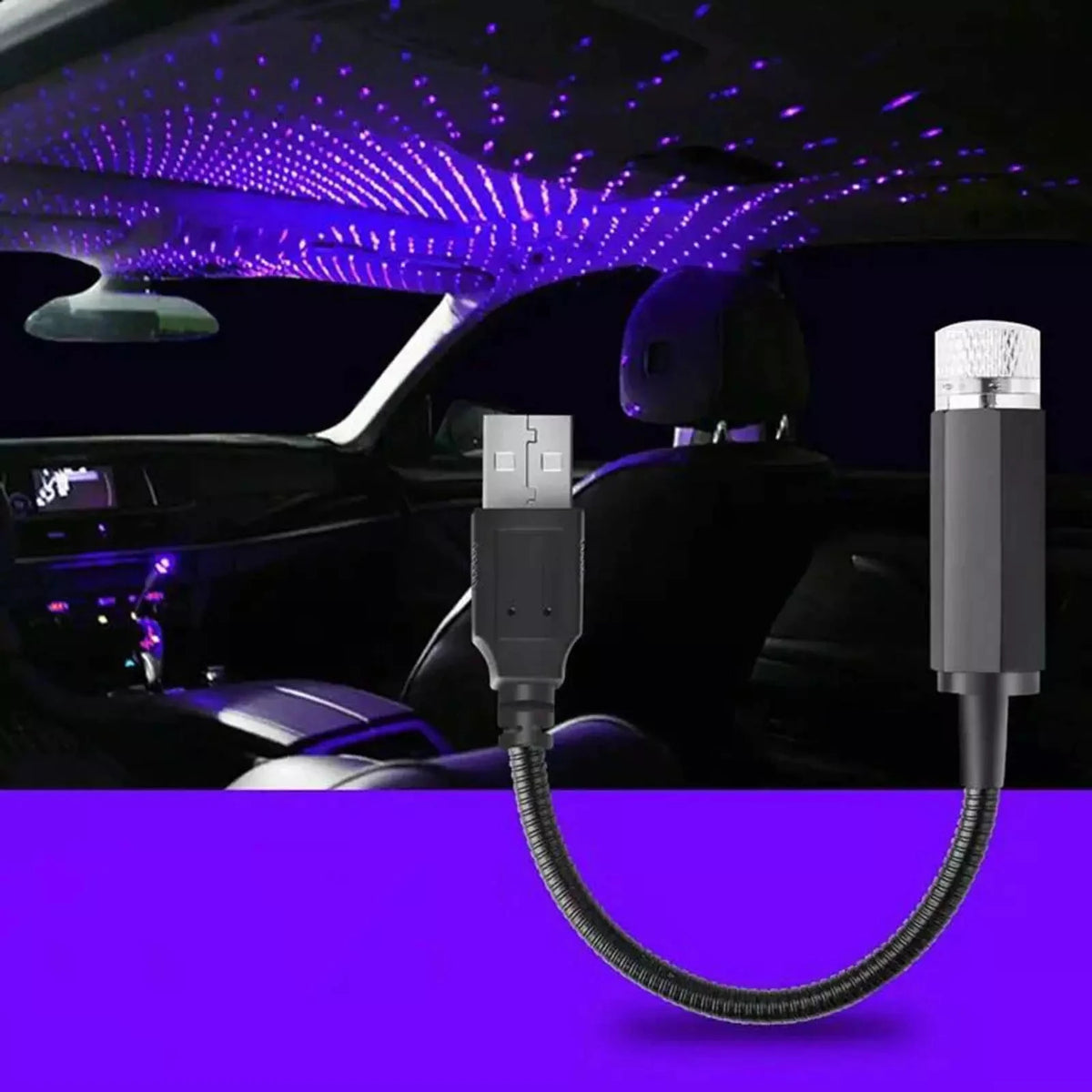 Veilleuse LED Ciel Étoilé Galaxie USB - Projecteur Romantique pour Voiture ou Chambre