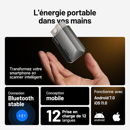 TOPDON Carpal-A Bluetooth Valise Diagnostic Auto pour iOS et Android