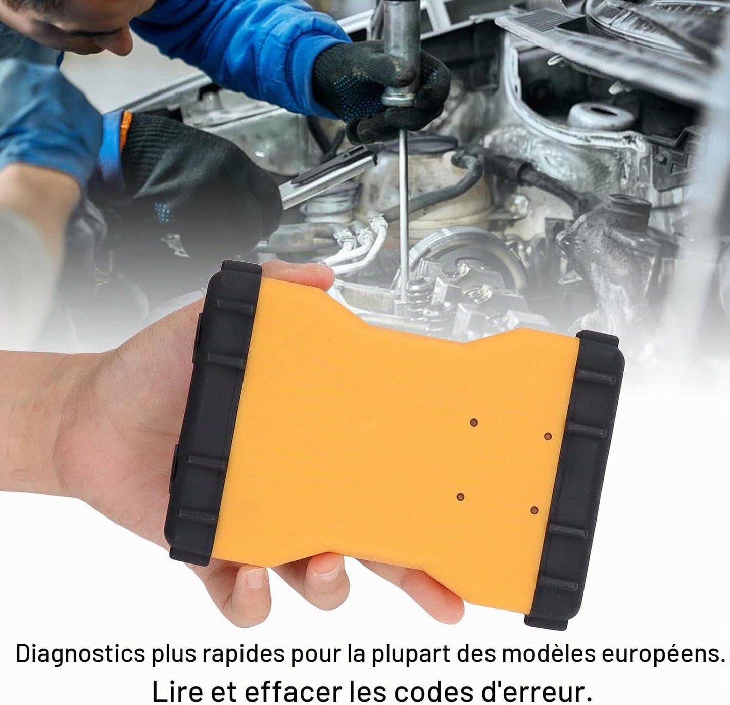 Lecteur de Code OBD2 pour DS150 V9 VCI 150E TCS OBD2 Scanner de Diagnostic Double Carte Multifonction Outil de Diagnostic de Voiture Accessoires de Voiture pour Hommesrs Voiture