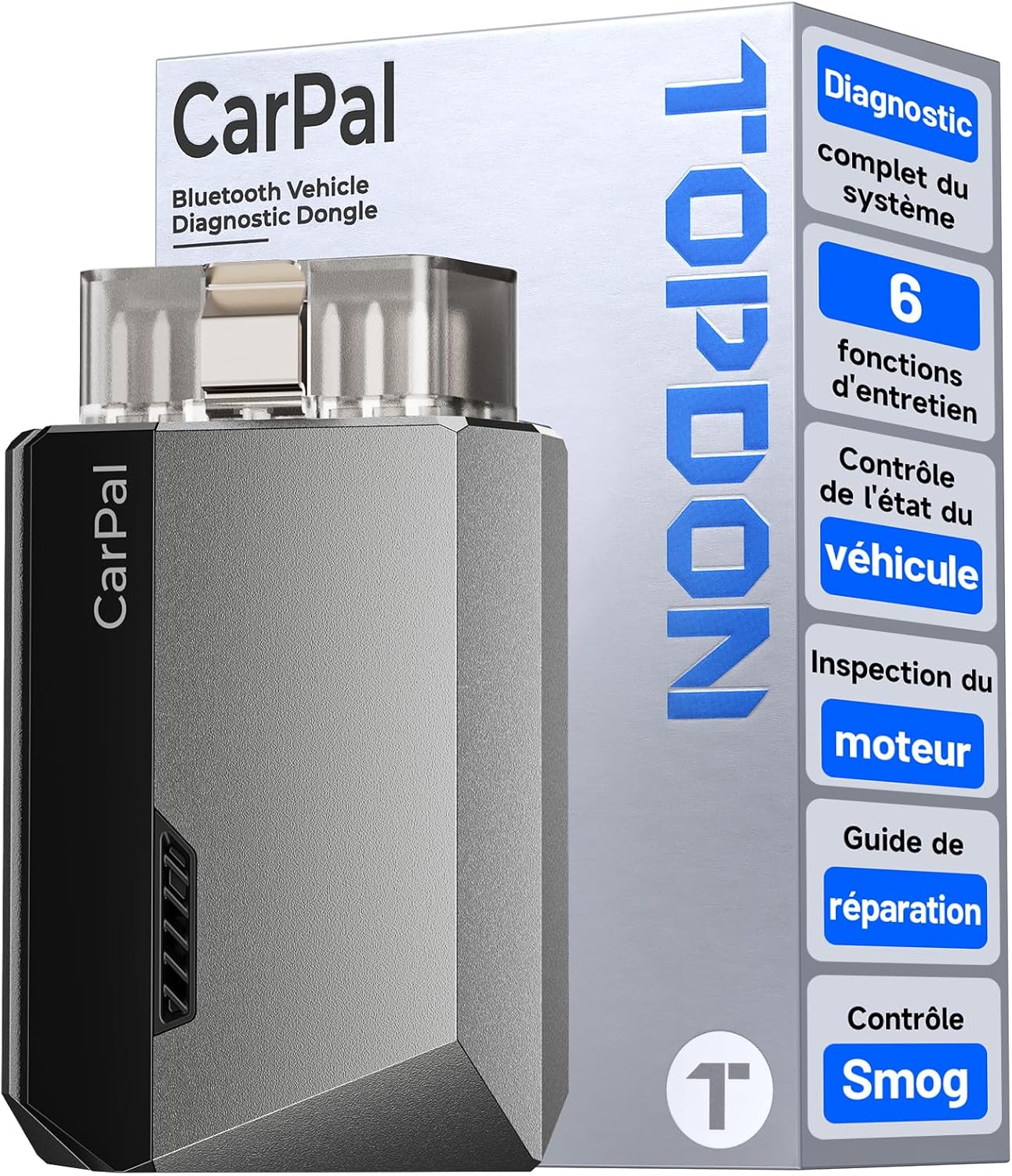 TOPDON Carpal-A Bluetooth Valise Diagnostic Auto pour iOS et Android