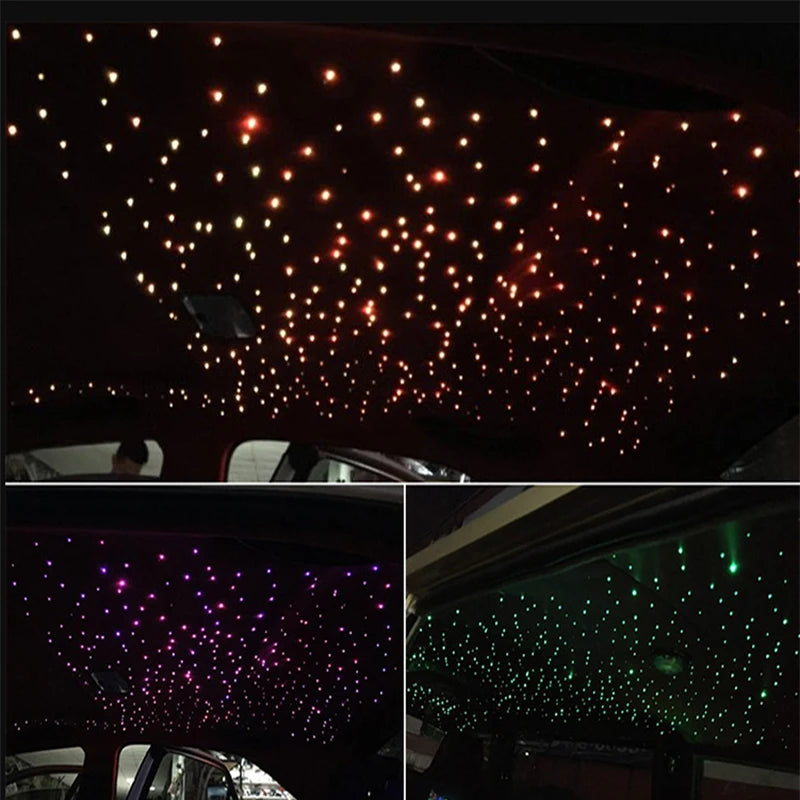 Plafonnier Ciel Étoilé LED 6W à Fibre Optique - Décoration Toit Habitacle