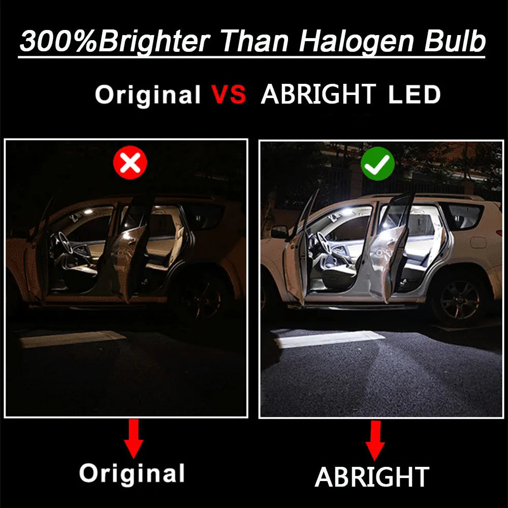 Kit LED Intérieur Canbus pour Audi A3/A4/A5/A6/A7/A8/A1/A2/Q3/Q5/Q7 - Toutes Générations