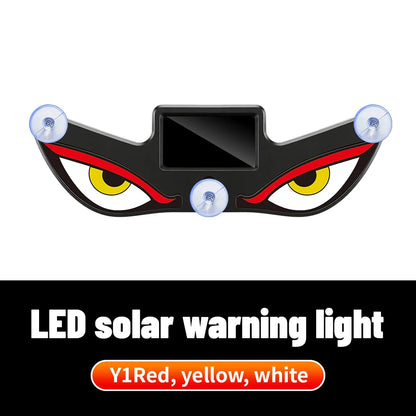 Néon LED Solaire Voiture "Demon Eye" - Sans Fil, Rechargeable USB