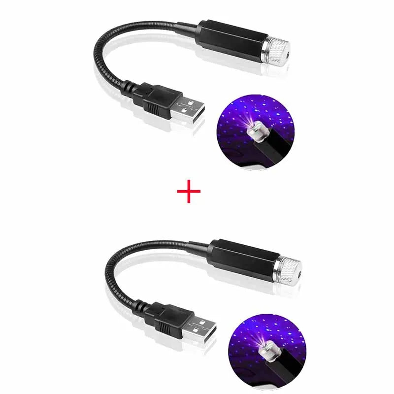 Veilleuse LED Ciel Étoilé Galaxie USB - Projecteur Romantique pour Voiture ou Chambre