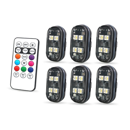 Lot de Stroboscopes LED sans Fil pour Voiture - Éclairage d&
