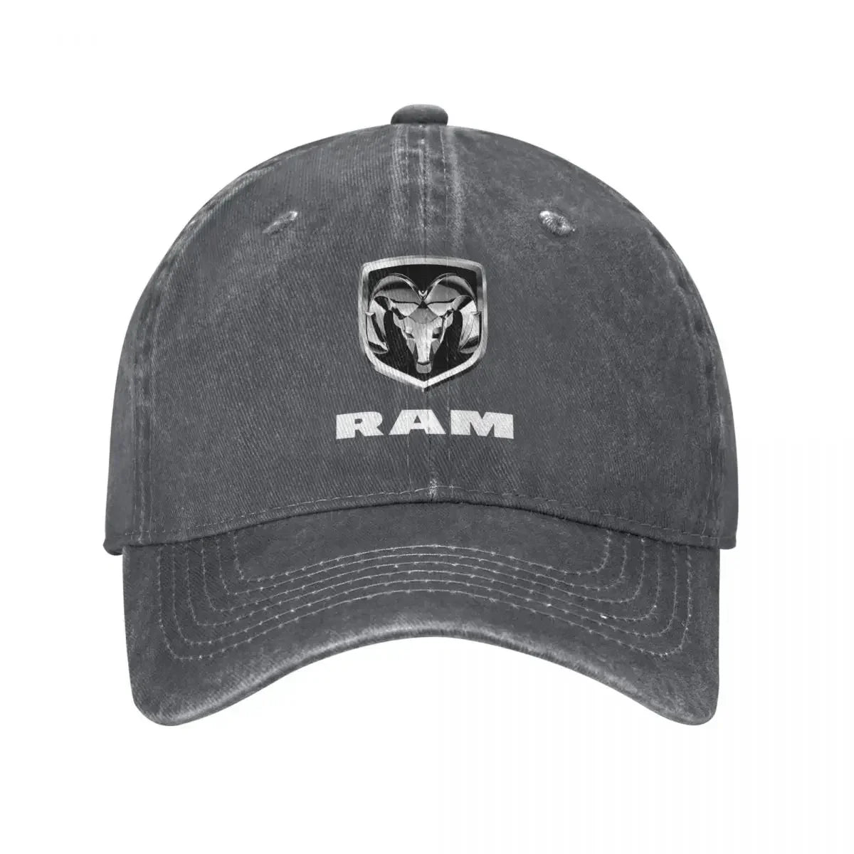 Casquette Vintage Style Pick-up Américain - Denim Délavé Snapback Unisexe