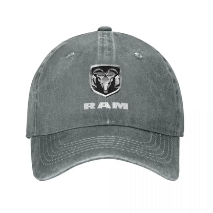 Casquette Vintage Style Pick-up Américain - Denim Délavé Snapback Unisexe