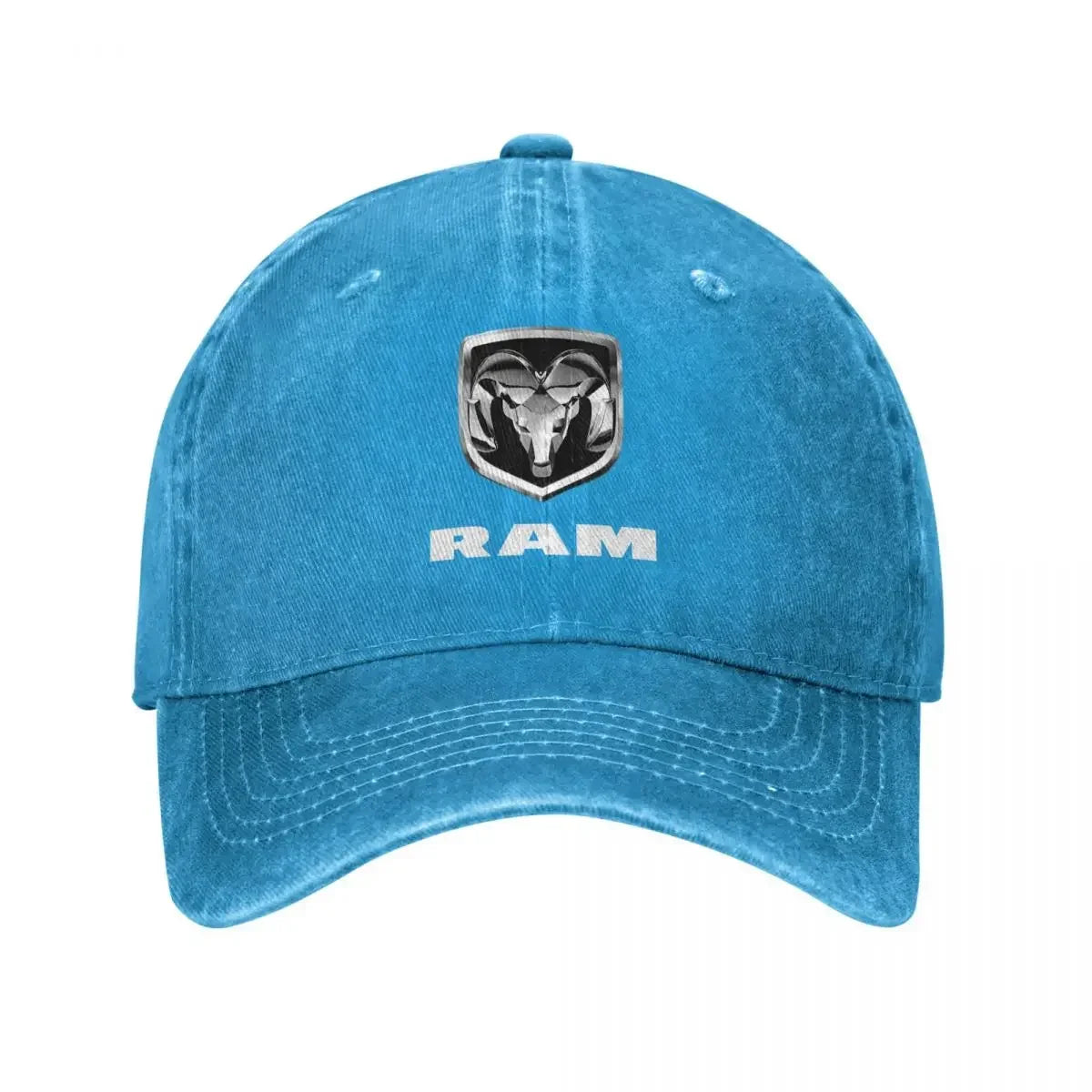 Casquette Vintage Style Pick-up Américain - Denim Délavé Snapback Unisexe