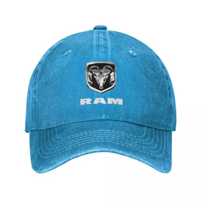 Casquette Vintage Style Pick-up Américain - Denim Délavé Snapback Unisexe