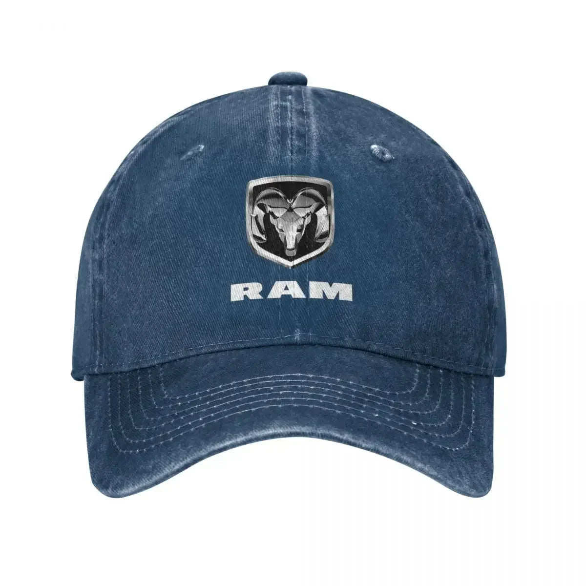 Casquette Vintage Style Pick-up Américain - Denim Délavé Snapback Unisexe