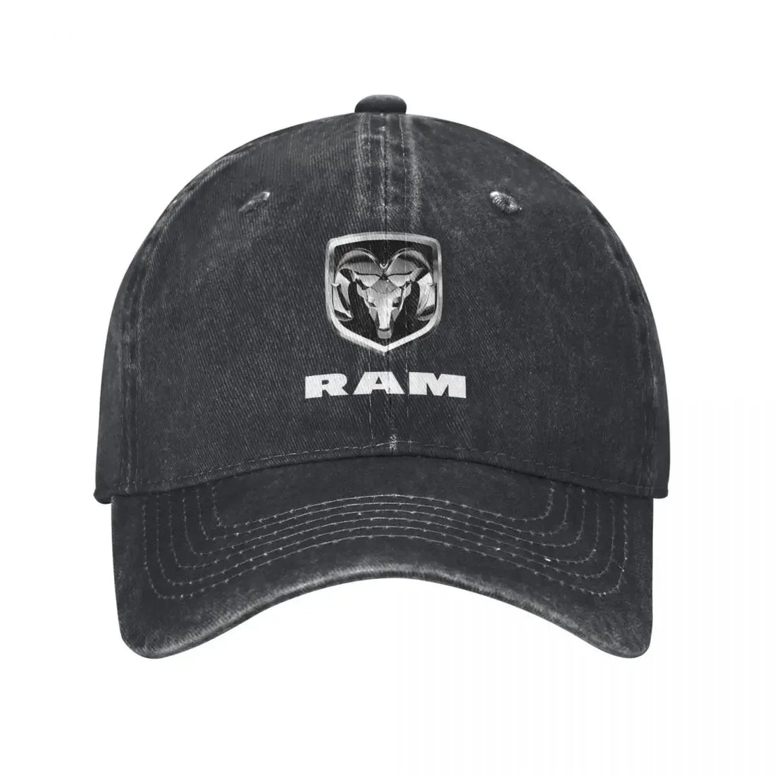 Casquette Vintage Style Pick-up Américain - Denim Délavé Snapback Unisexe