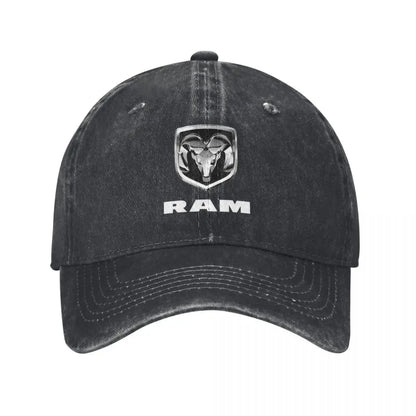 Casquette Vintage Style Pick-up Américain - Denim Délavé Snapback Unisexe