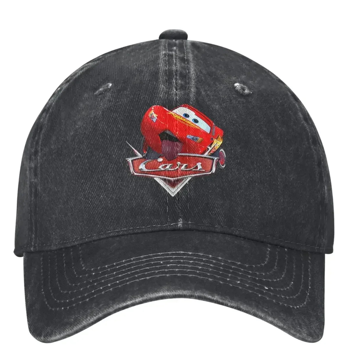 Casquette Voiture de Course "Lightning" Délavée - Style Hip Hop Casual