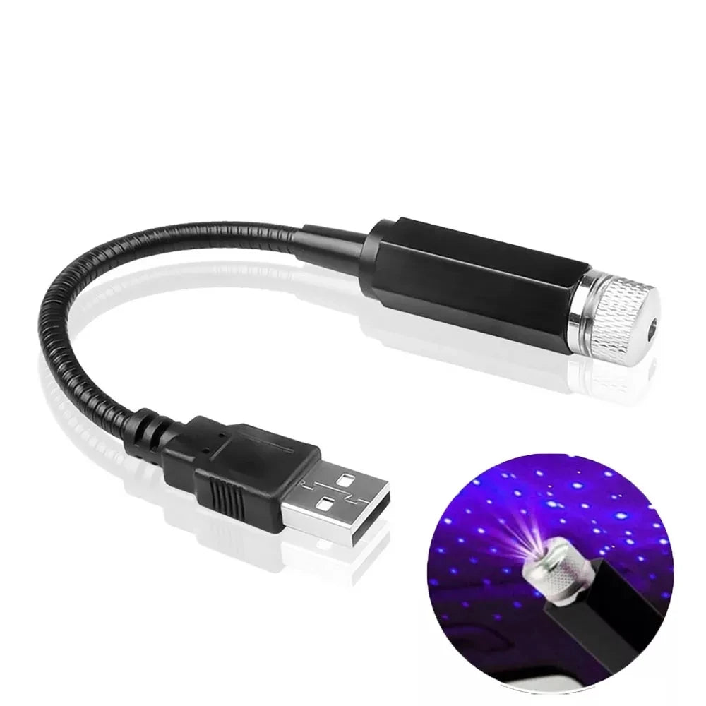 Veilleuse LED Ciel Étoilé Galaxie USB - Projecteur Romantique pour Voiture ou Chambre