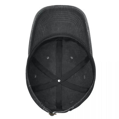 Casquette Vintage Style Pick-up Américain - Denim Délavé Snapback Unisexe
