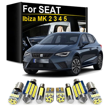 Kit LED Intérieur Complet Canbus pour Seat Ibiza 6L/6J/6P/6F/6K - MK2 à MK5