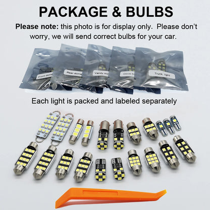 Kit LED Intérieur Complet 14 Pièces pour VW Golf MK5 GTI (2004-2009)