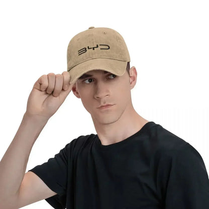 Casquette BYD Logo Auto Délavée - Style Trucker Fashion Unisexe