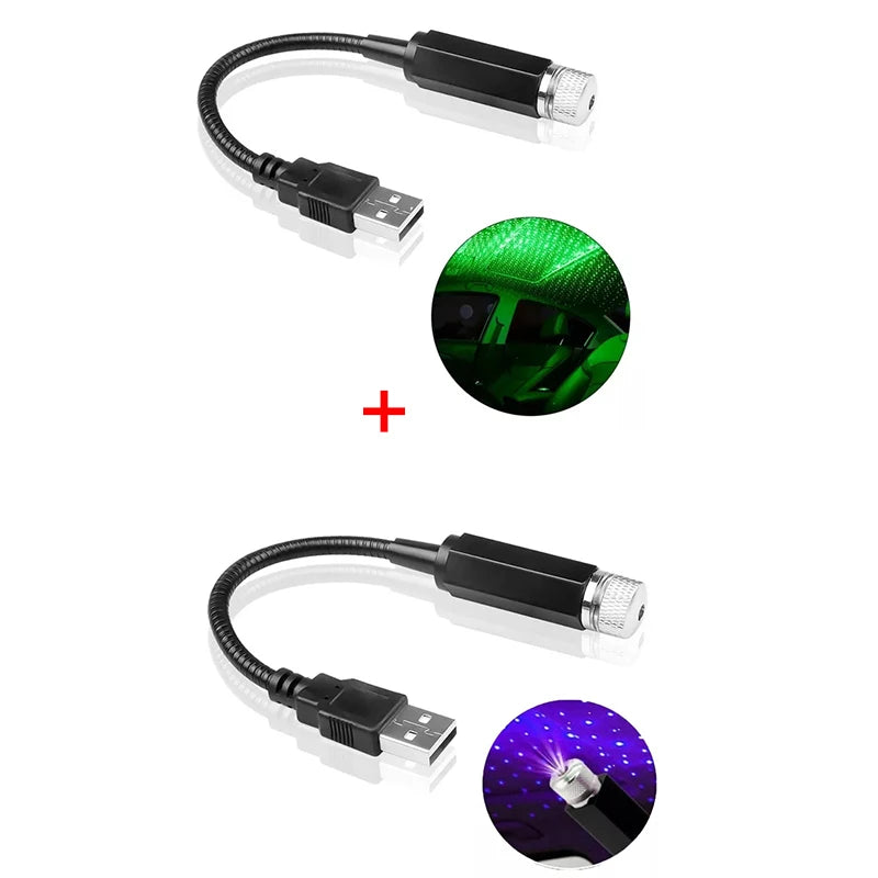 Veilleuse LED Ciel Étoilé Galaxie USB - Projecteur Romantique pour Voiture ou Chambre