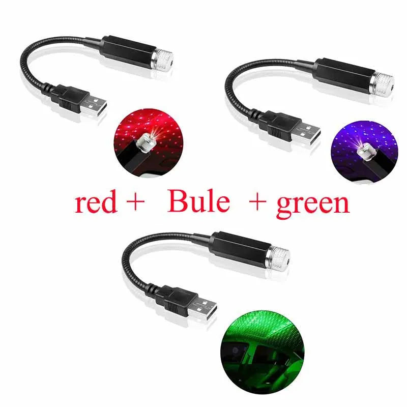 Veilleuse LED Ciel Étoilé Galaxie USB - Projecteur Romantique pour Voiture ou Chambre
