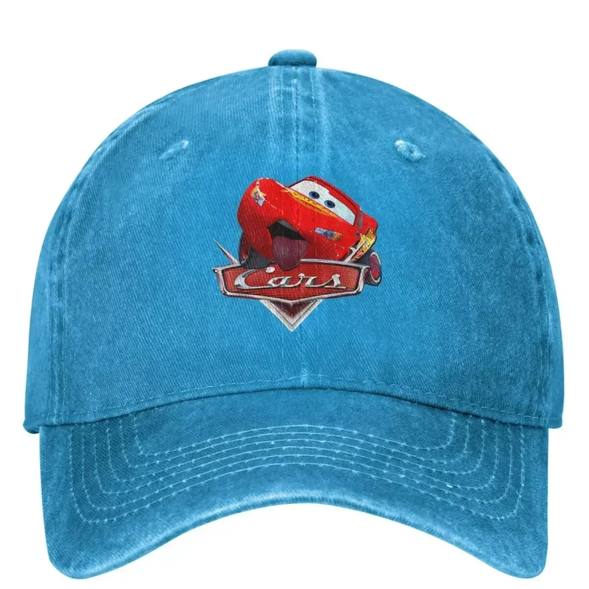 Casquette Voiture de Course "Lightning" Délavée - Style Hip Hop Casual