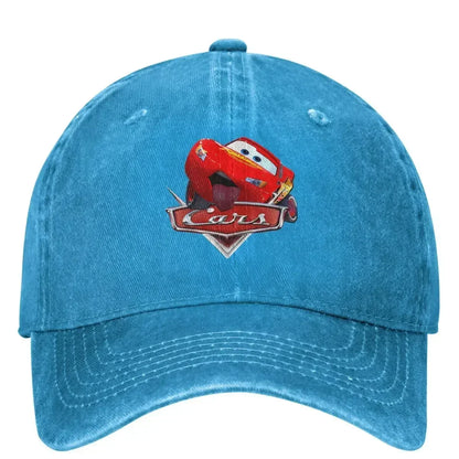 Casquette Voiture de Course "Lightning" Délavée - Style Hip Hop Casual
