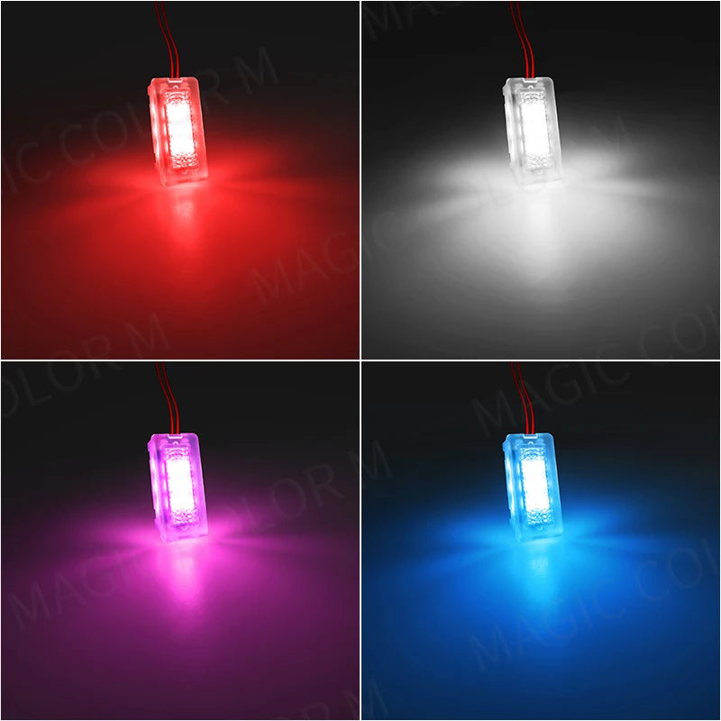 Éclairage LED Bas de Porte pour Tesla Model 3/Y/S/X - Ambiance Auto Décorative